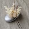 Rustic Elegance Dried Flower Hair Pin