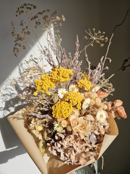 Golden Harvest Dried Flower Bouquet