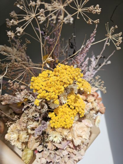 Golden Harvest Dried Flower Bouquet - Image 3